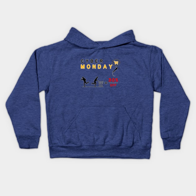 Cyber Monday T-Shirt Kids Hoodie by Maan85Haitham